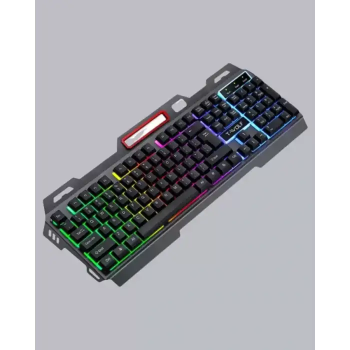 AsilTech RGB Aydınlatmalı Klavye Mouse Seti – USB Bağlantılı, Türkçe Q, Ayarlanabilir DPI, Ergonomik Yapı