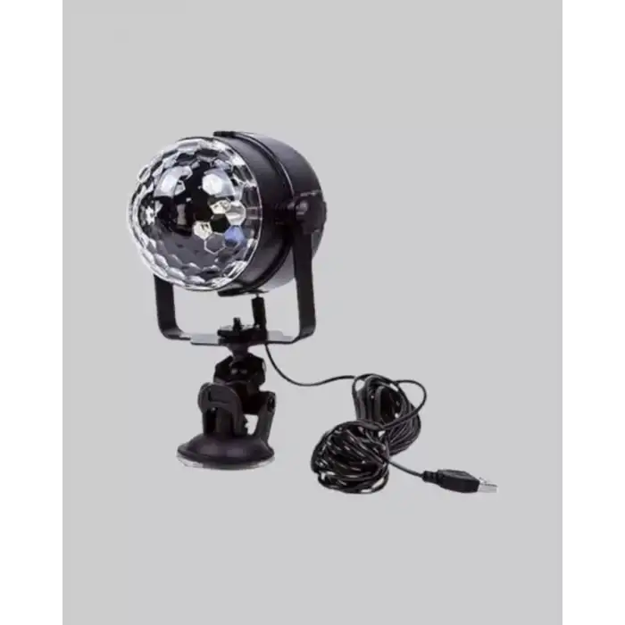 AsilTech Ritme Duyarlı LED Disko Topu – Renkli Işık Gösterili Parti Lambası