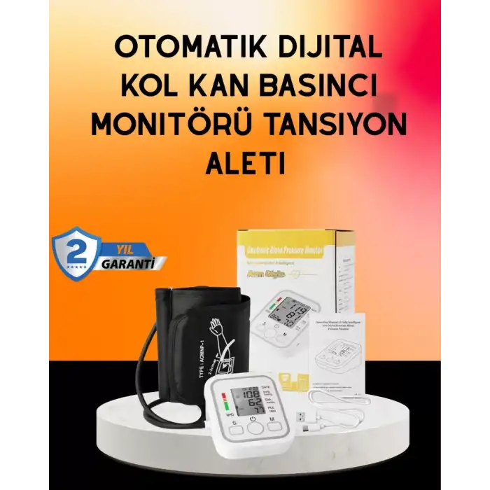 AsilTech Ritmi Tespit Özellikli Dijital Tansiyon Aleti