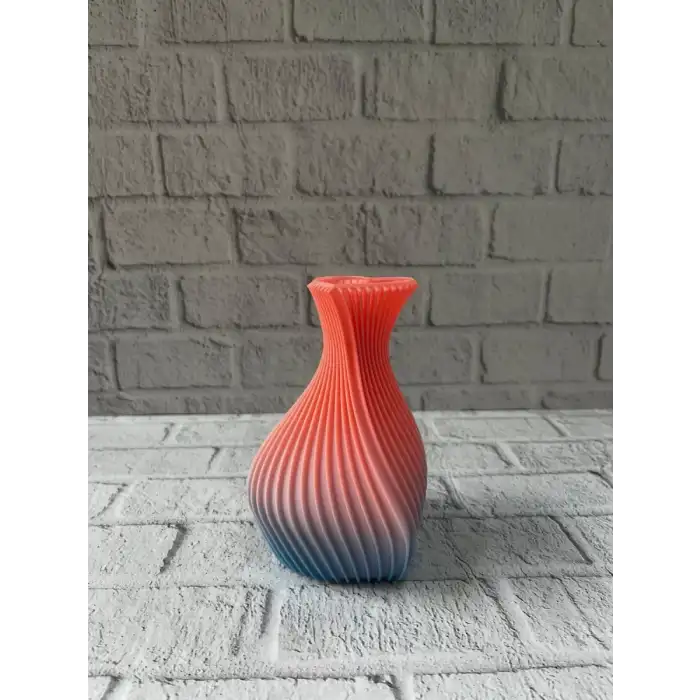 AsilTech Romantik Kalp Figürlü Süslük Vazo Modern Tasarım 15 cm