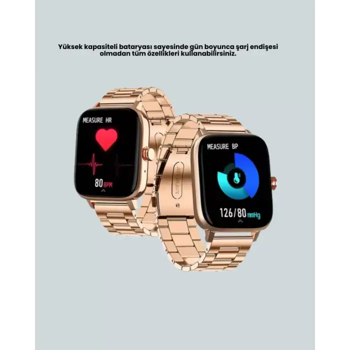 AsilTech Sağlık Takipli Akıllı Saat 117 Spor Modlu AMOLED Ekran