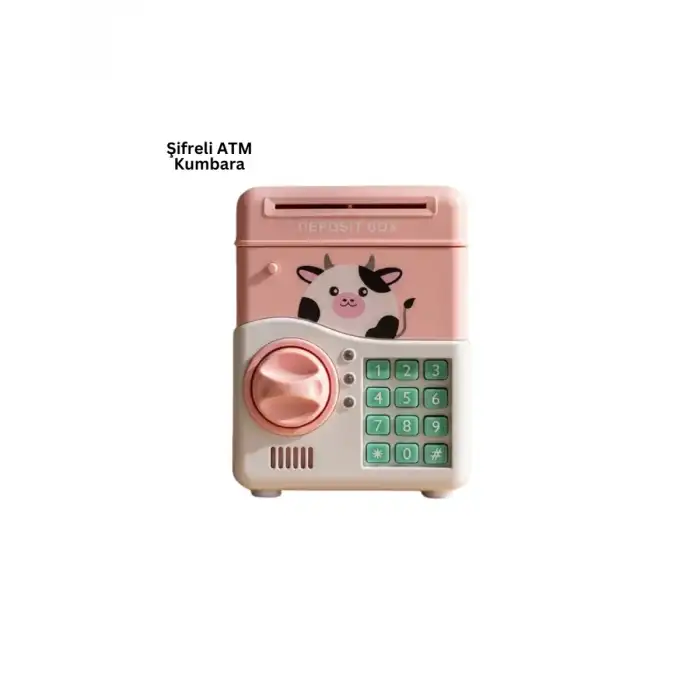 AsilTech SAM51 MÜZİKLİ IŞIKLI KUMBARA PEMBE