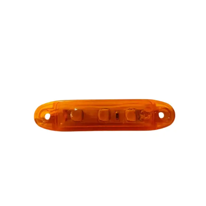 AsilTech Sarı Parmak Led Dorse Lamba 3 Ledli 9cm 12-24V