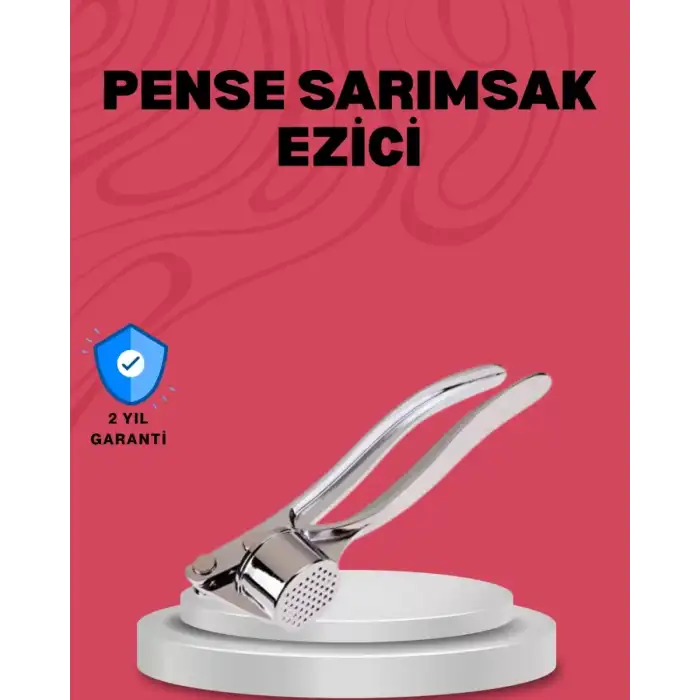 AsilTech Sarımsak Ezici Kolay Kullanım ve Dayanıklı Gövde