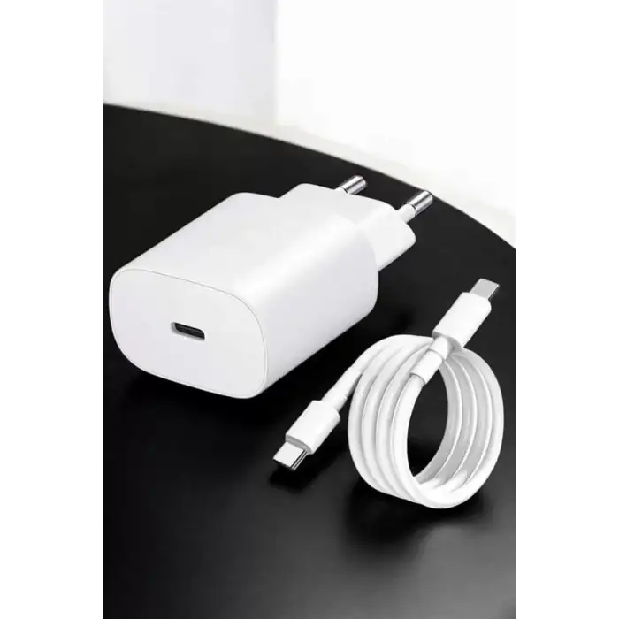 AsilTech Şarj Aleti İOS 15/15 Pro Max Uyumlu Şarj Adaptörü ve Kablosu