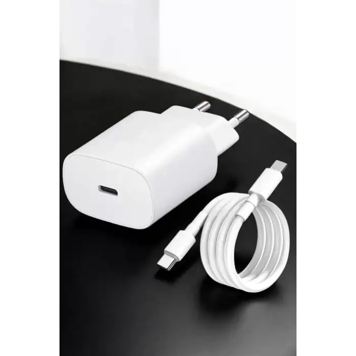 AsilTech Şarj Aleti İOS 15/15 Pro Max Uyumlu Şarj Adaptörü ve Kablosu