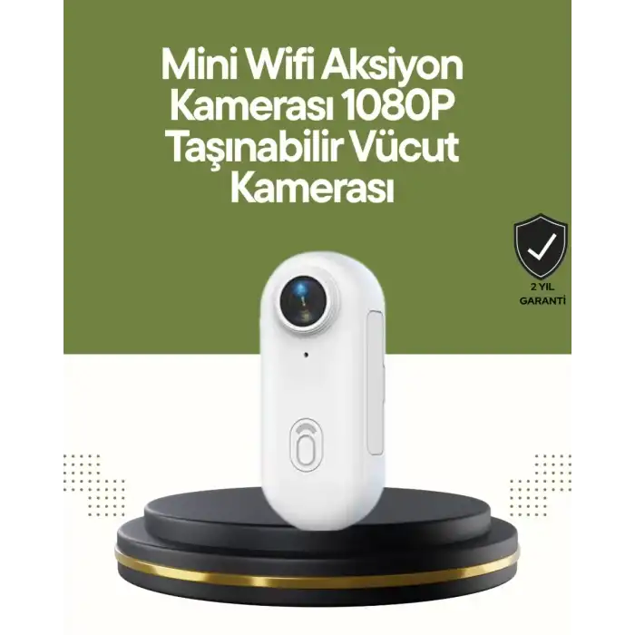 AsilTech Şarj Edilebilir Uzun Ömürlü Mini Spor Kamera Full HD
