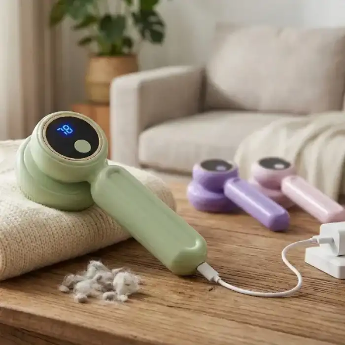 AsilTech Şarj Göstergeli Tiftik Temizleme Aleti