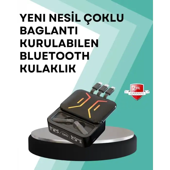 AsilTech Şarj Kutulu Bluetooth Kulaklık – 2 Saatte Tam Şarj