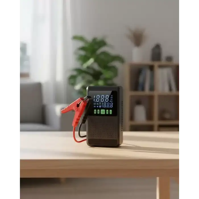 AsilTech Şarjlı Araç Akü Takviyeli Hava Pompası Powerbank Özellikli