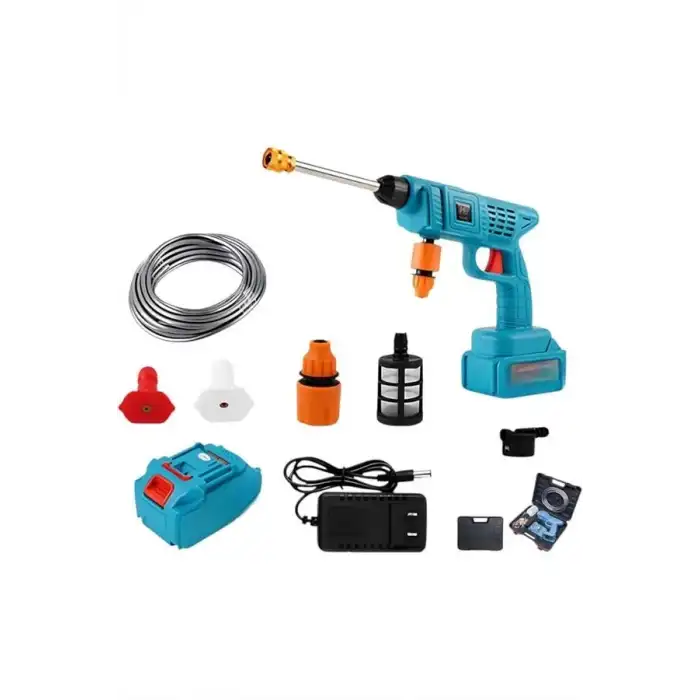 AsilTech ŞARJLI ARAÇ YIKAMA MAVİ