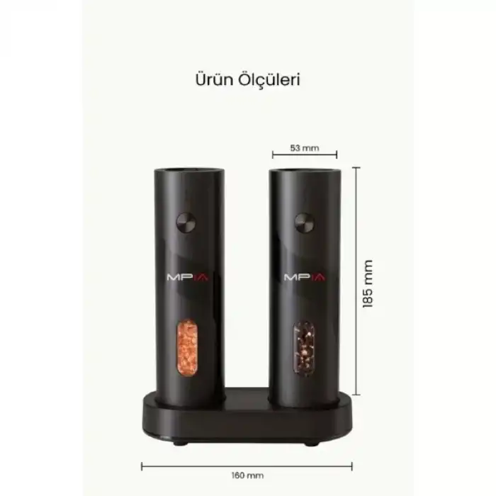 AsilTech Şarjlı Baharat Öğütücü 100 ml