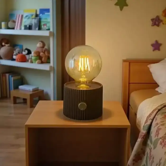AsilTech Şarjlı Dekoratif Masa Lambası - Kademesiz Dimmer - Type-C Bağlantılı