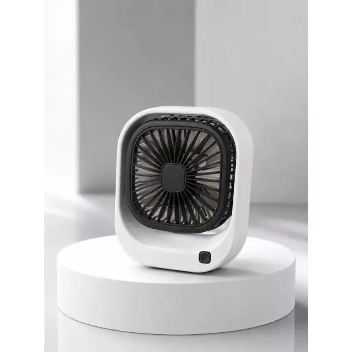 AsilTech Şarjlı Masaüstü Fan Güçlü Hava Akışı ve Sessiz Çalışma