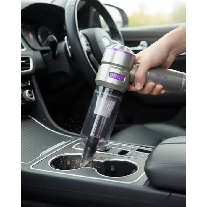 AsilTech Şarjlı Mini El Süpürgesi Üfleme ve Vakum Özellikli