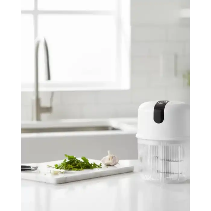 AsilTech Şarjlı Mini Sarımsak Doğrayıcı USB Şarjlı 250 ml