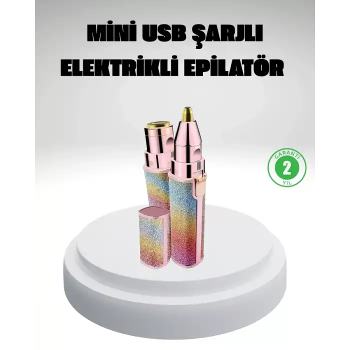 AsilTech Şarjlı Mini Yüz ve Kaş Epilatörü – Ağrısız ve Hassas Temizlik