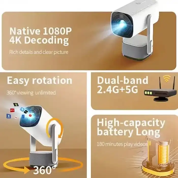 AsilTech ŞARJLI PROJEKSİYON