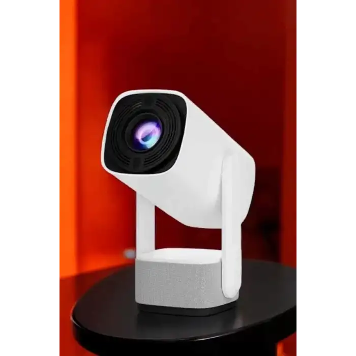 AsilTech Şarjlı Projeksiyon Oyun Sinema Projektörü 4K HD Görüntü Kaliteli