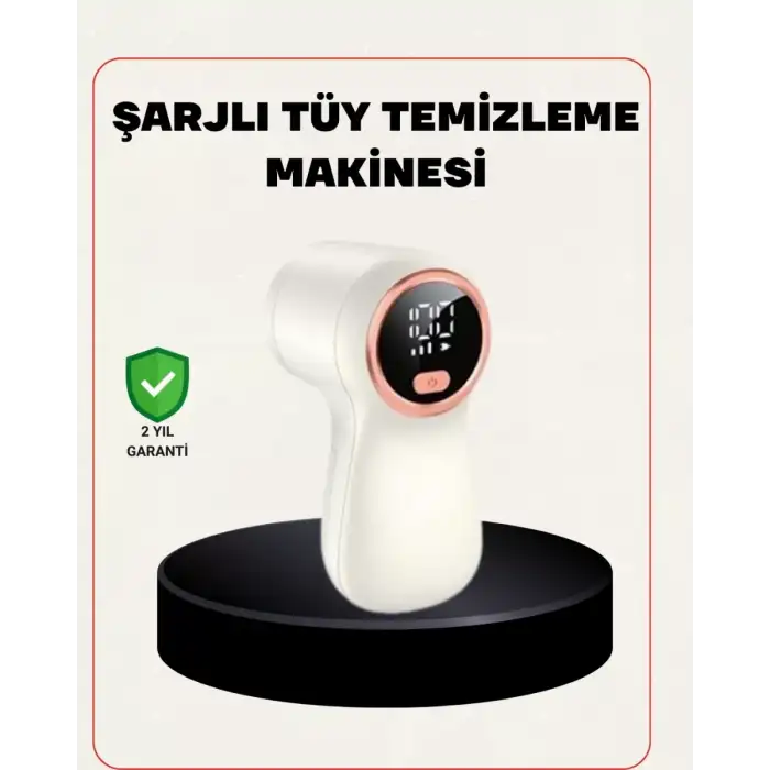 AsilTech Şarjlı Tüy Temizleyici Paslanmaz Çelik Bıçaklı
