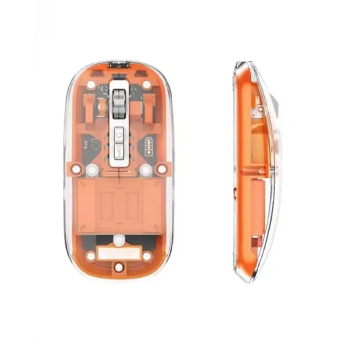 AsilTech Şeffaf Kablosuz Mouse Bluetooth Bağlantılı Sessiz Tıklama