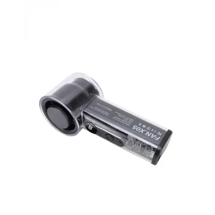 AsilTech Şeffaf Kasa El Fanı | 5V 2A | 100 Kademeli Hava Akışı | Type-C Girişli
