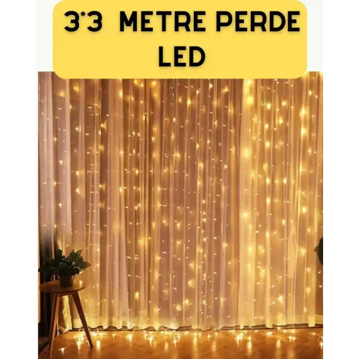 AsilTech Şelale Tasarımlı Perde LED – Düğün ve Özel Gün Işıkları