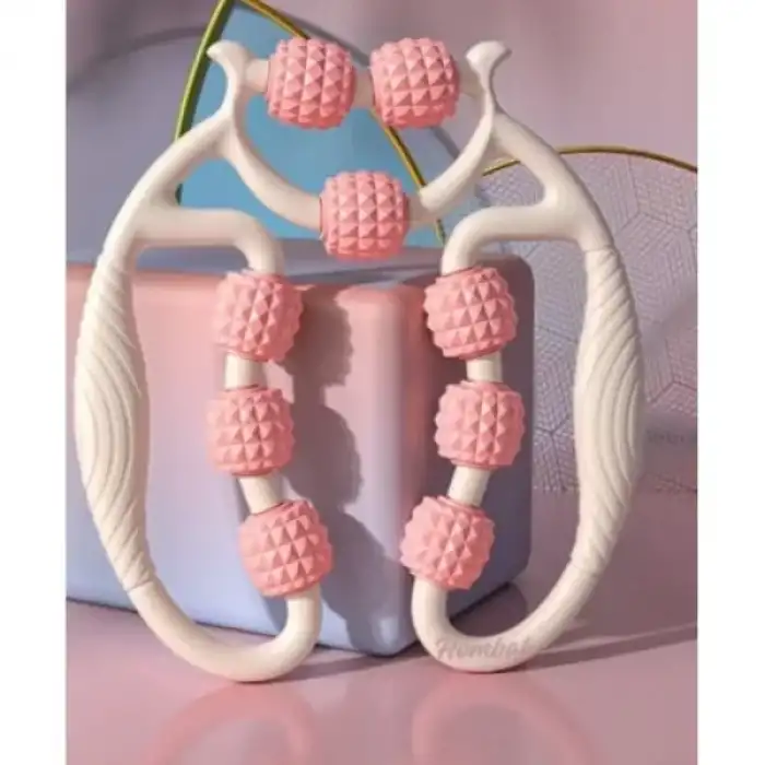 AsilTech Selülit Masaj Aleti 9 Tekerlekli Lenf Drenaj Rulosu