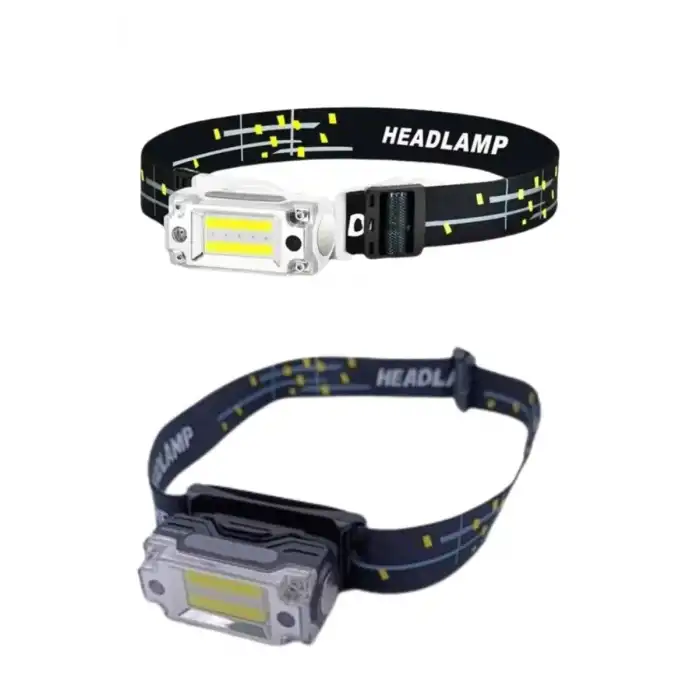 AsilTech Sensörlü Kamp Lambası Ayarlanabilir Kafa Lambası Kafa Bantlı