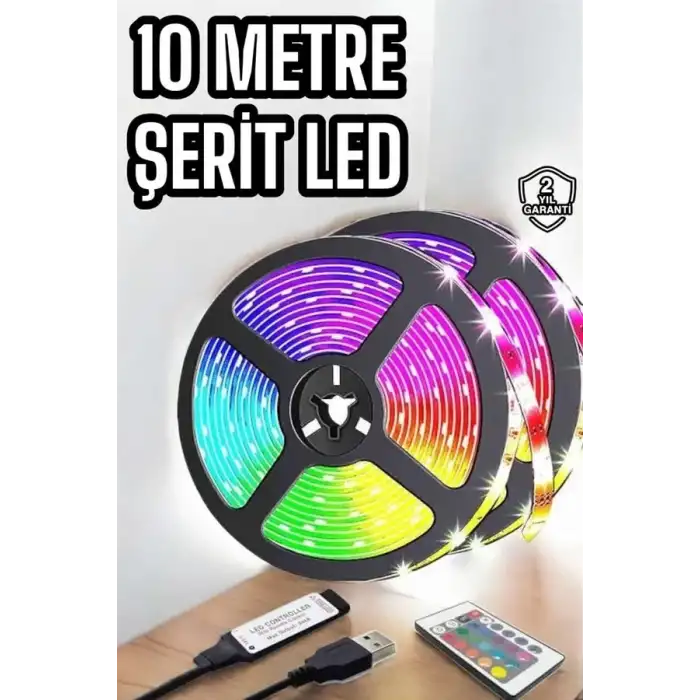 AsilTech Şerit Led Yeni Nesil 10 Metre Her Ortama Uygun