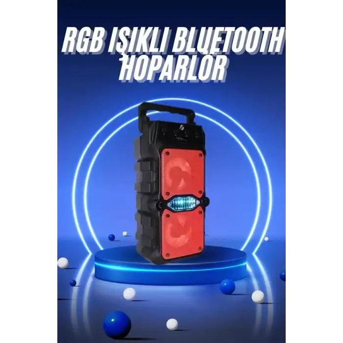 AsilTech Ses Bombası Kablosuz Bluetooth Hoparlör Çift Çıkışlı Yüksek Ses Kaliteli Hoparlör