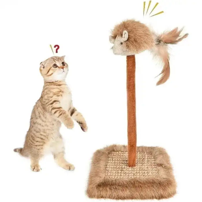 AsilTech Sesli Oyuncaklı Kedi Tırmalama Tahtası