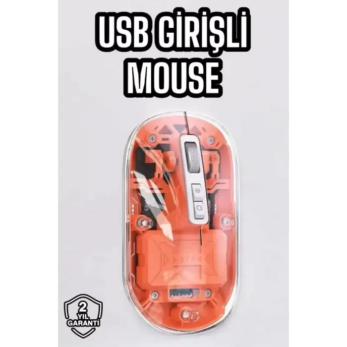 AsilTech Sessiz Kablosuz USB Girişli Mouse Fare Yüksek Performanslı