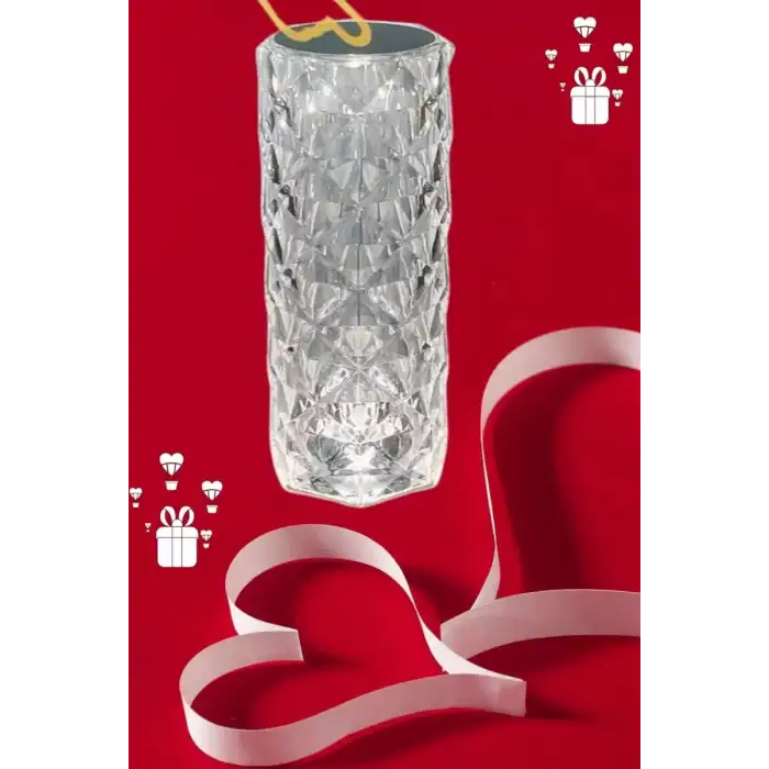 AsilTech Sevgililer Günü İçin Hediye Kristal Lamba Sevgiliye Hediye USB Şarjlı Gece Lambası (Kopya)