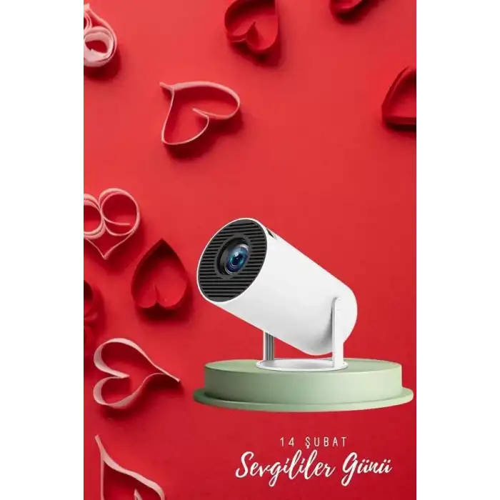 AsilTech Sevgiliye Özel Hediye Ayaklı Sinema Projektörü Projeksiyon Yeni Nesil