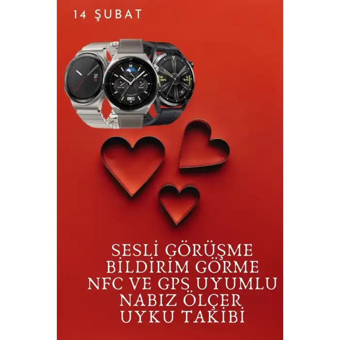 AsilTech Sevgiliye Özel Yeni Nesil Akıllı Saat Çiftlere Özel Kampanya Çift Saatleri