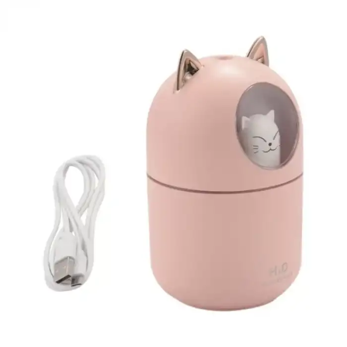 AsilTech Sevimli Kedi Tasarımlı H2O Nemlendirici