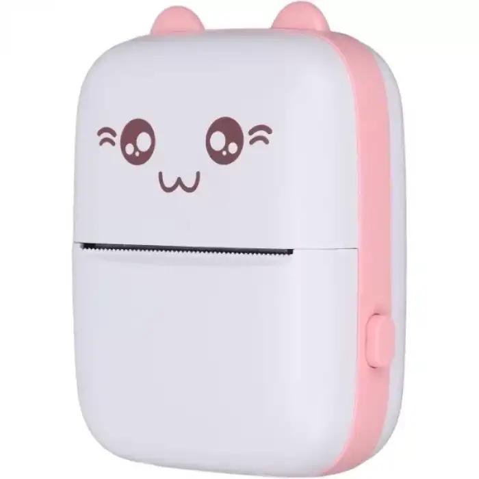 AsilTech Sevimli Mini Taşınabilir Yazıcı Printer