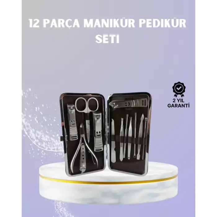 AsilTech Seyahat İçin Taşınabilir Deri Çantalı Bakım Seti