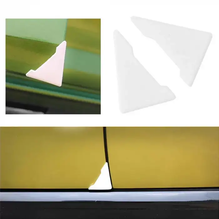 AsilTech Silikon Araba Kapı Köşe Koruyucu 2li Beyaz