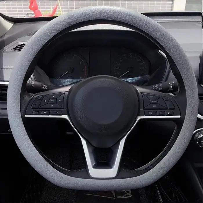 AsilTech Silikon Direksiyon Kılıfı Gri