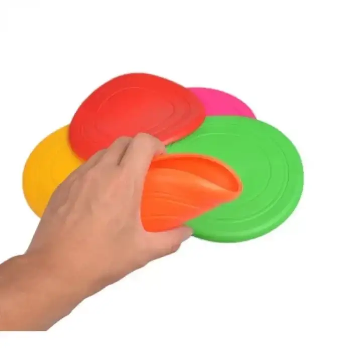 AsilTech Silikon Frizbi Köpek Oyuncağı