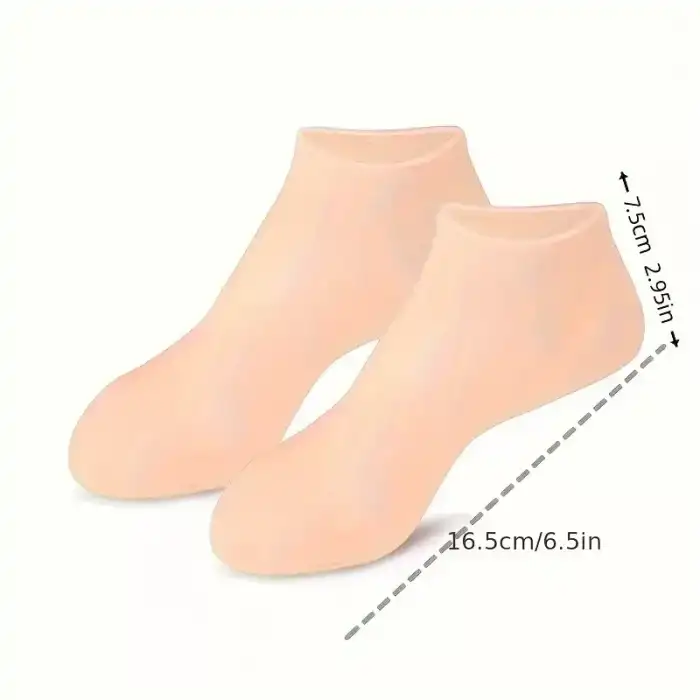 AsilTech Silikon Jel Ayak Nemlendirici Çorap