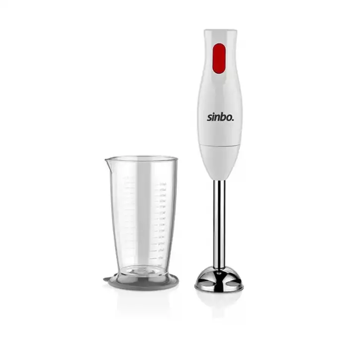 AsilTech Sinbo Çubuk El Blender - 700 ml Ölçekli Hazne - Paslanmaz Çelik Uçlu