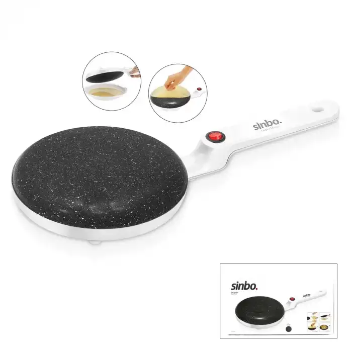 AsilTech Sinbo Gözleme ve Krep Makinesi - Granit - Pratik Pişirici