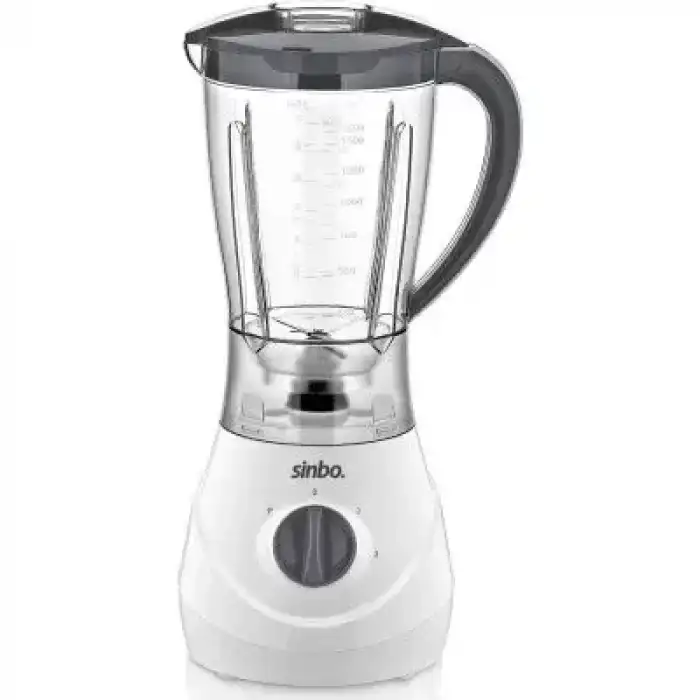 AsilTech Sinbo Turbo Blender - 4 Bıçaklı - Buz Kırıcı - 1.6 Litre Hazne