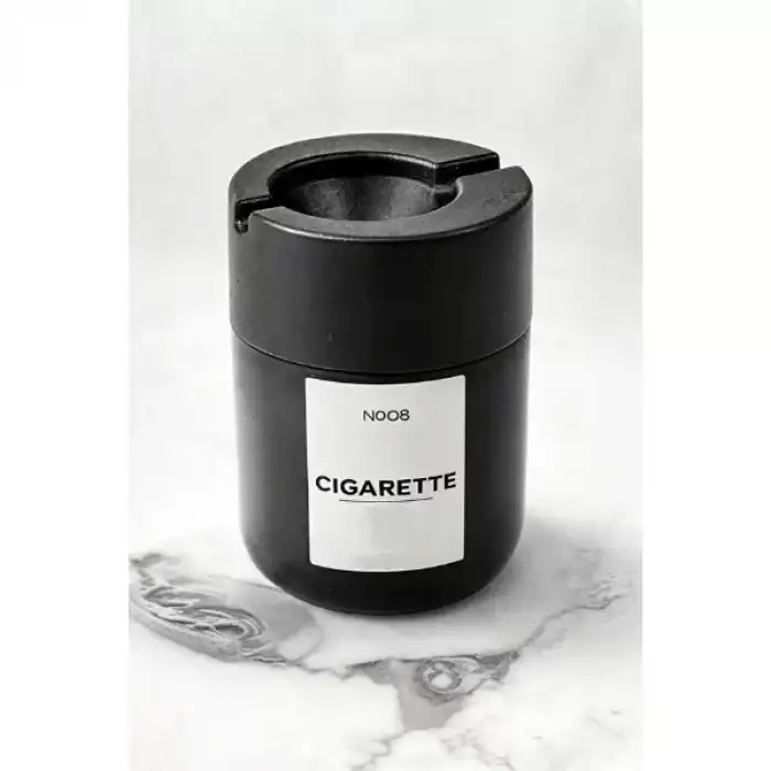 AsilTech Siyah Cam Küllük