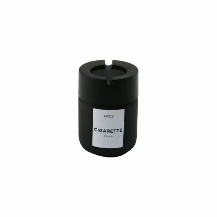 AsilTech Siyah Cam Küllük