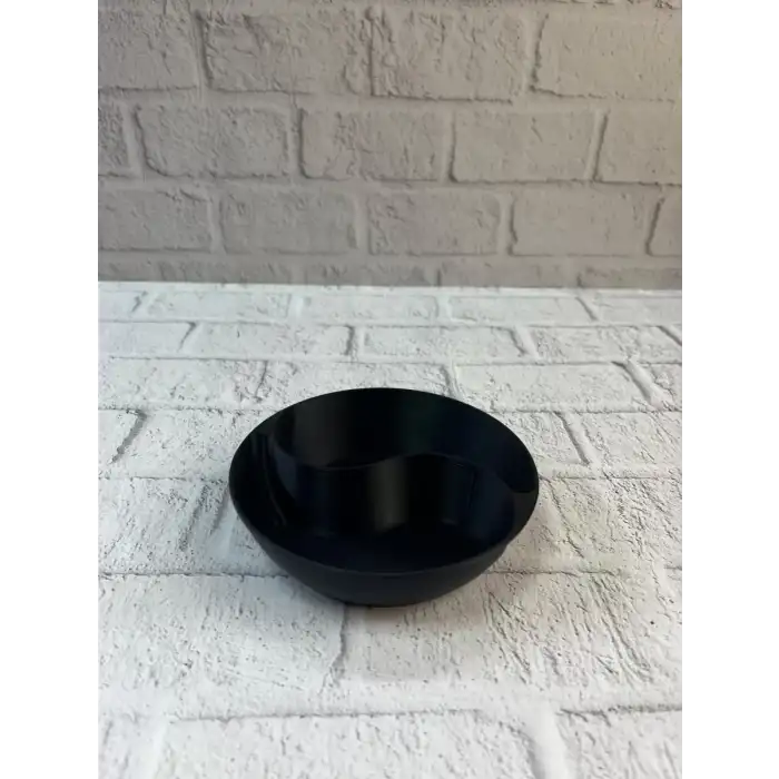 AsilTech Siyah Çerezlik Kase Seti 4 Adet 3x12 cm