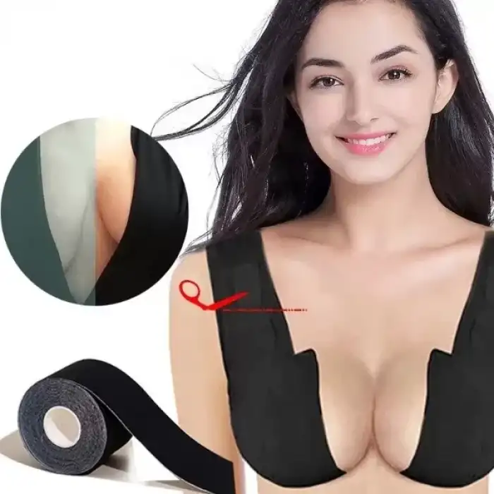 AsilTech Siyah Renk Göğüs Dikleştirici Bant